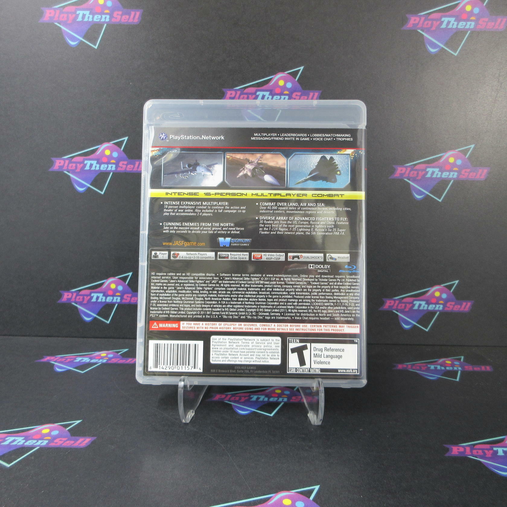JASF Jane's Advance Strike Fighters PS3 PlayStation 3 - Like New