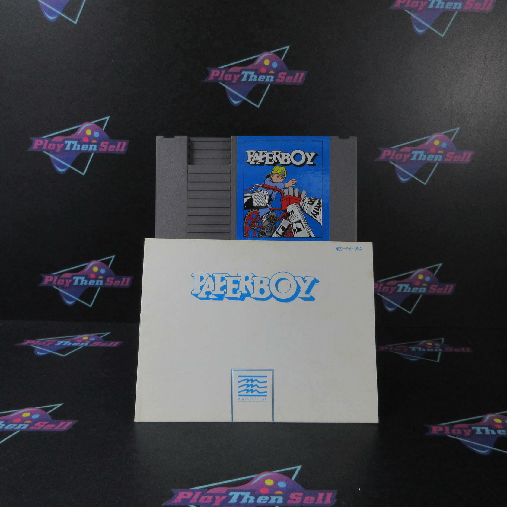 Paperboy Nintendo NES Cartridge + Manual Authentic / Tested - Very Good