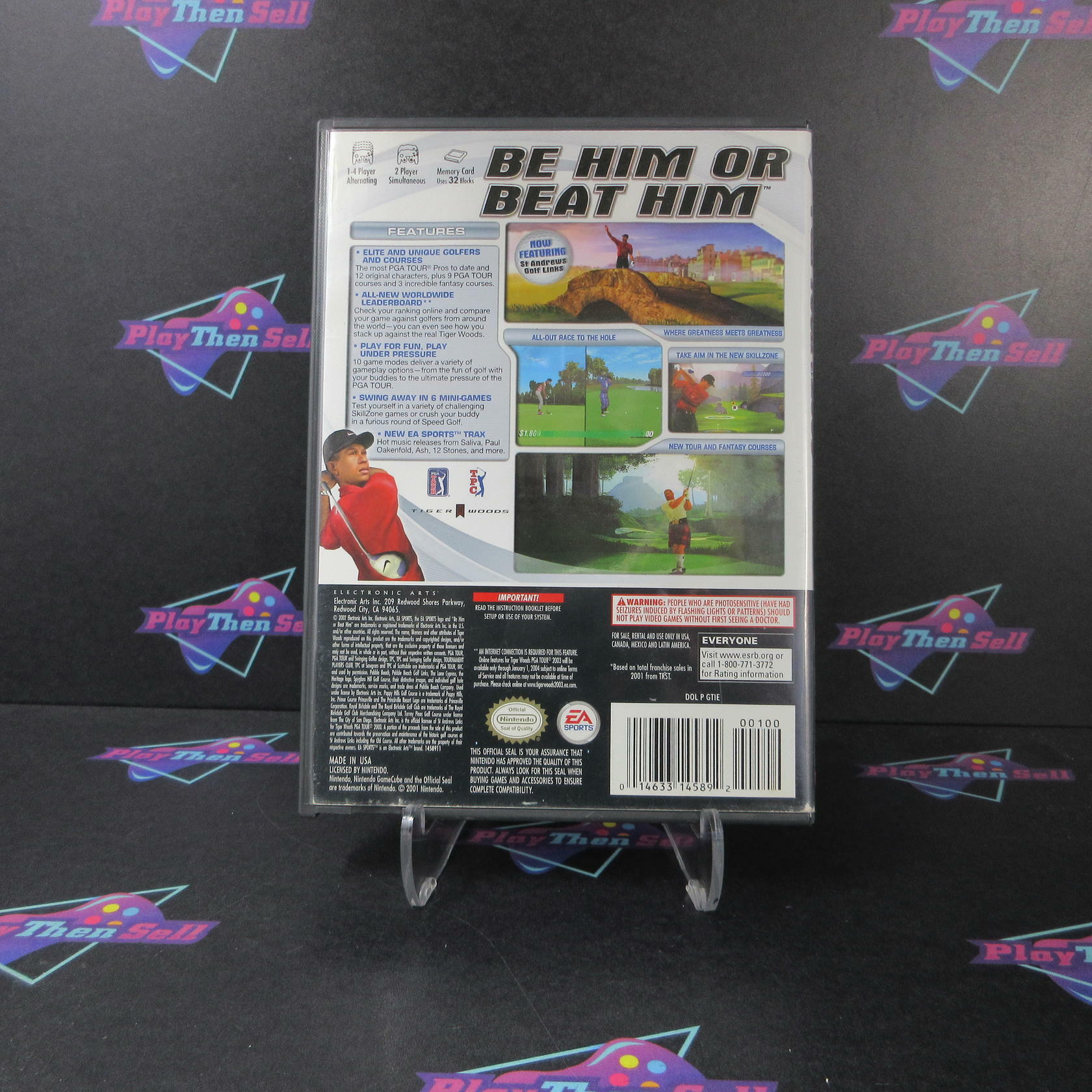 Tiger Woods PGA Tour 2003 Nintendo Gamecube AD/NM - Very Good