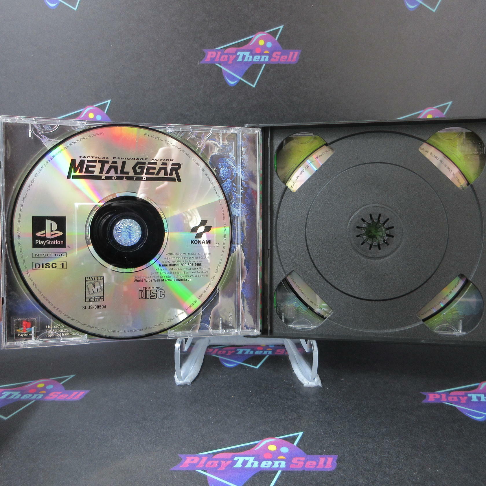 Metal Gear Solid PS1 PlayStation 1 GH - Very Good