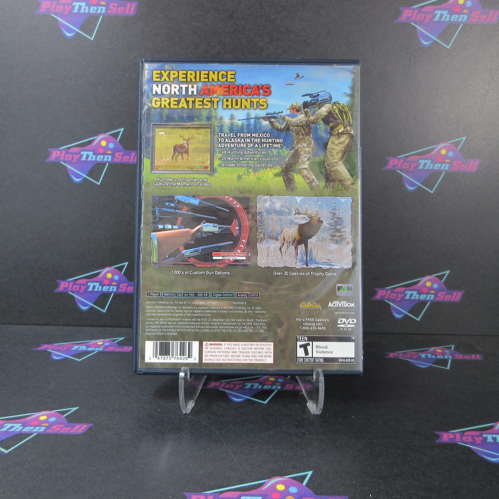 Cabela's North American Adventures PS2 PlayStation 2 - Very Good