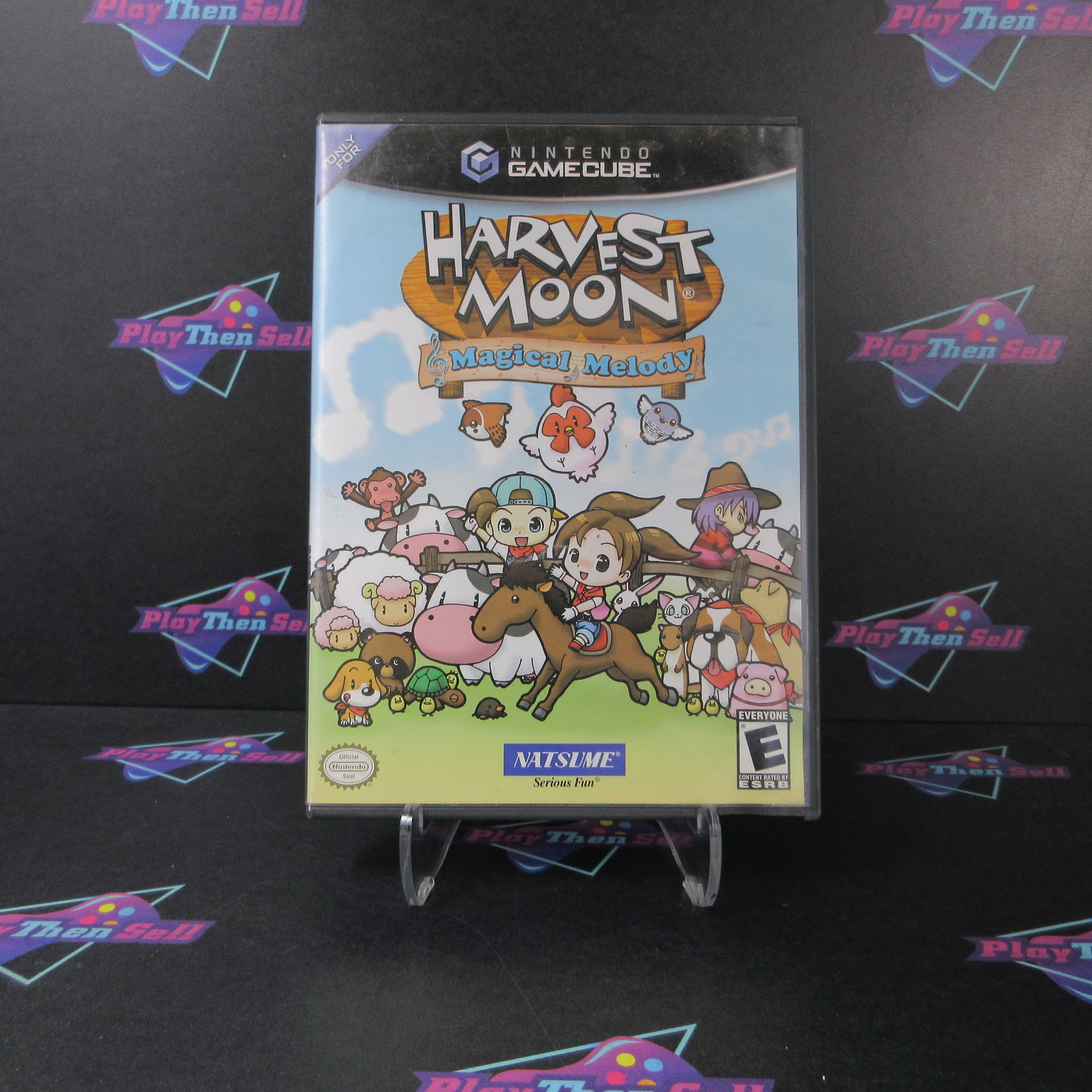 Harvest Moon Magical Melody Nintendo GameCube AD/MD Complete CIB - Very Good