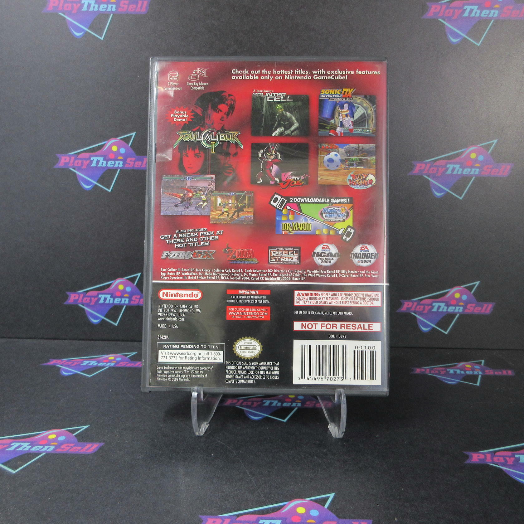 GameCube Preview Disc Nintendo Gamecube AD/NM - Very Good