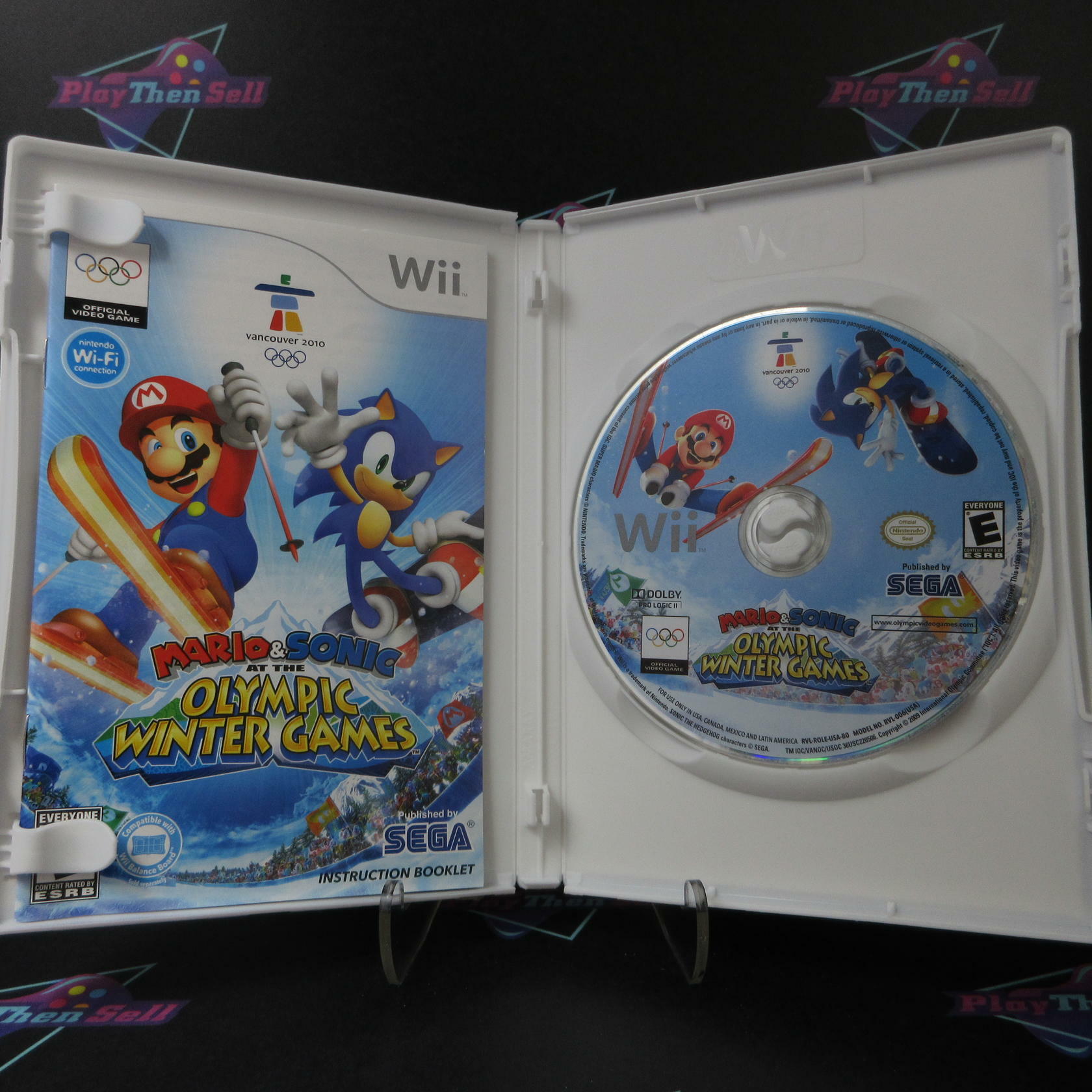 Mario and Sonic at the Olympic Winter Games Nintendo Wii - Like New