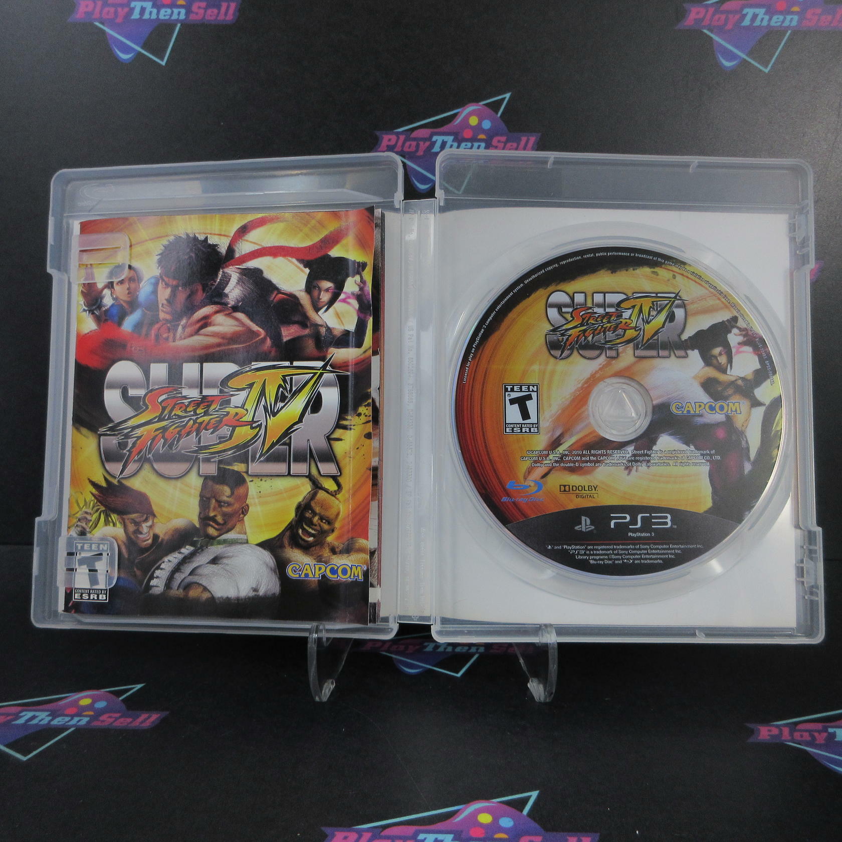 Super Street Fighter IV PS3 PlayStation 3 AD/MD Complete CIB - Very Good