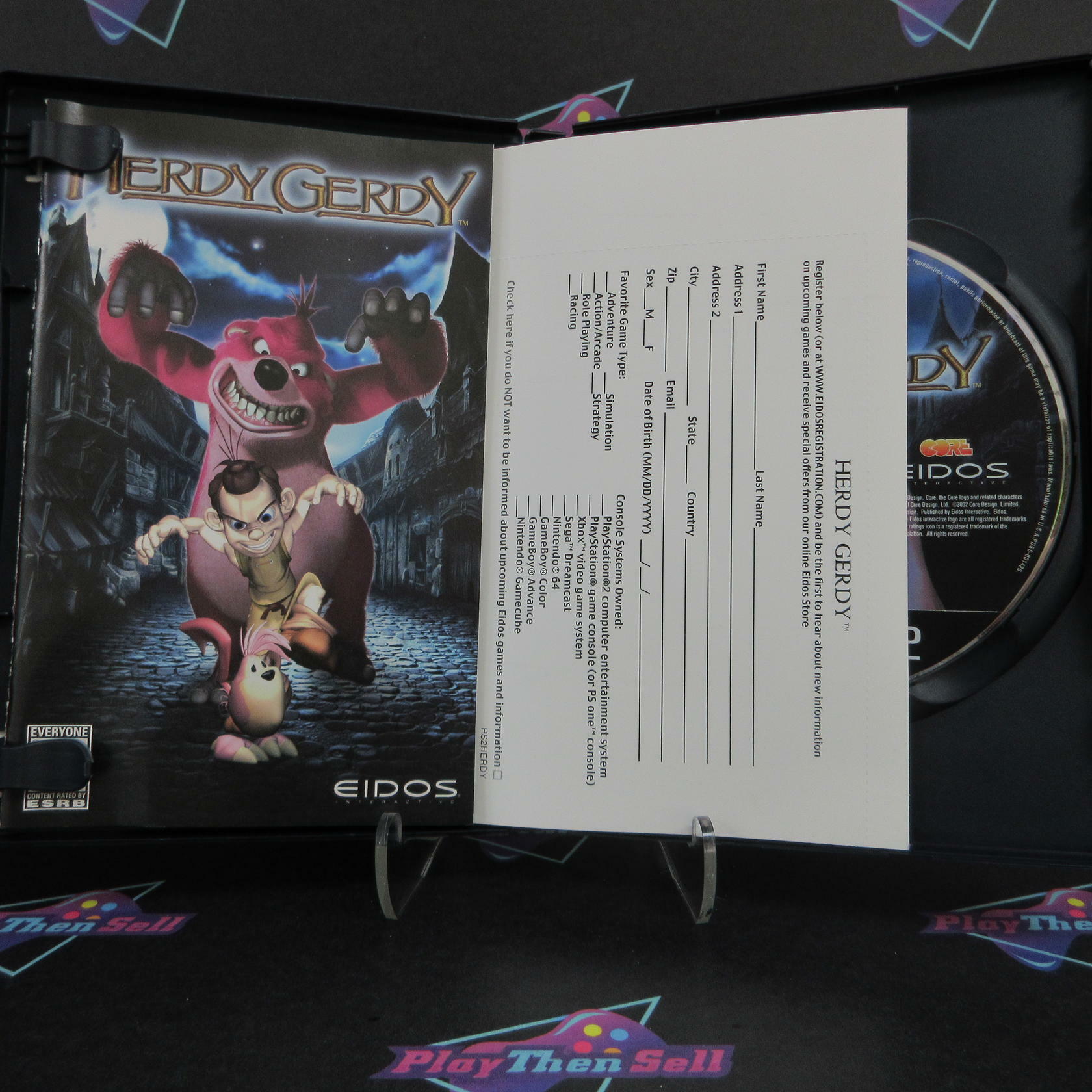 Herdy Gerdy PS2 PlayStation 2 + Reg Card - Like New