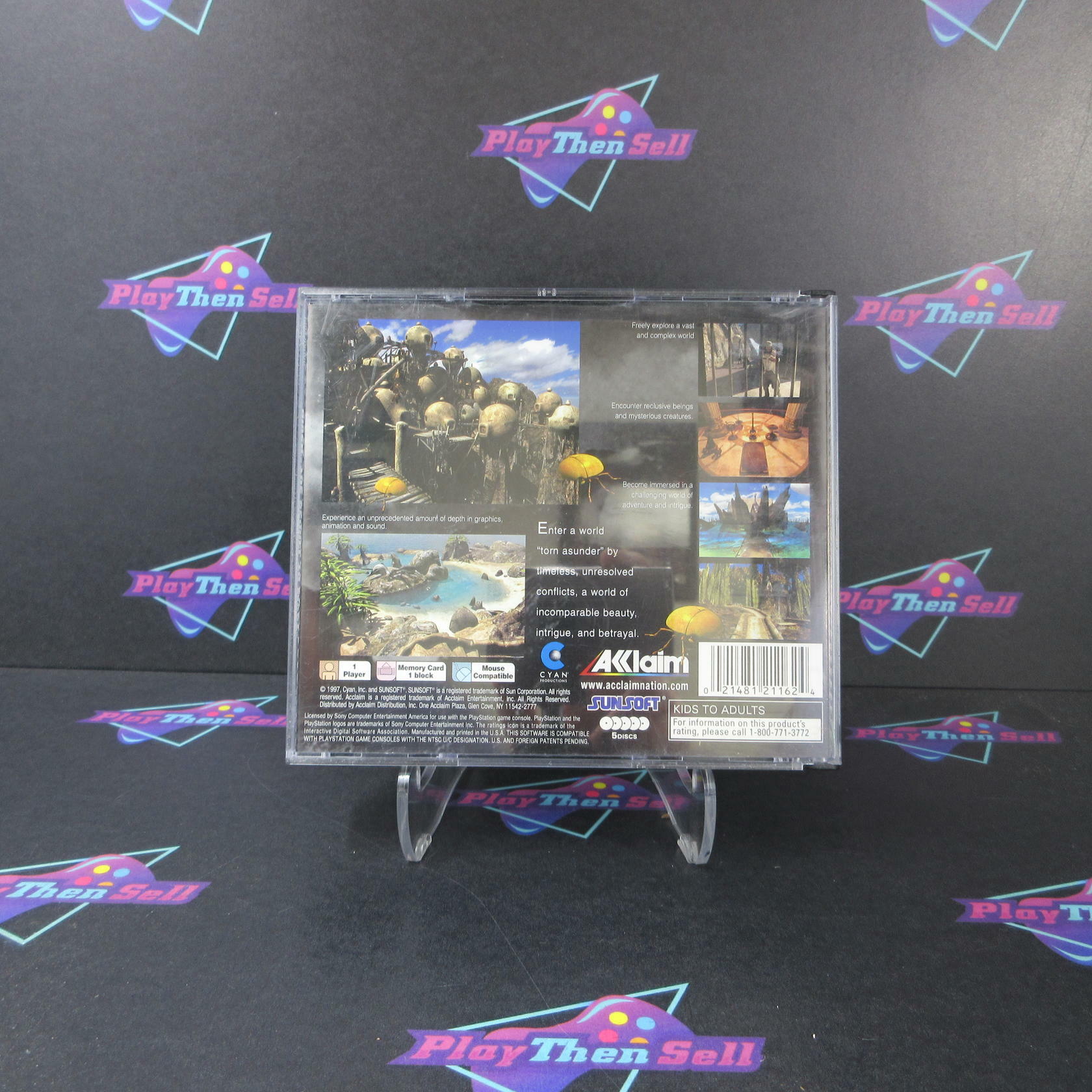 Riven The Sequel To Myst PS1 PlayStation 1 - Very Good