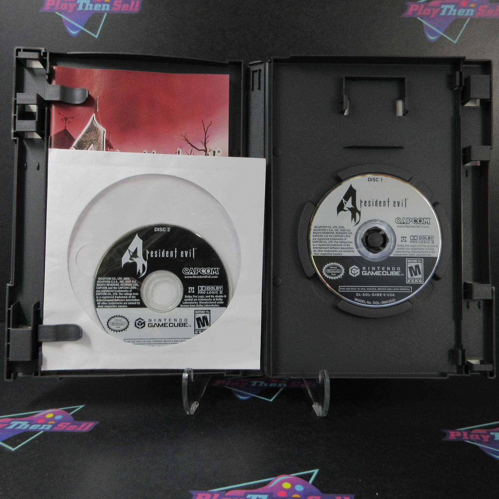 Resident Evil 4 Nintendo GameCube AD Complete CIB - Very Good