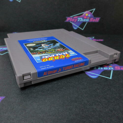 Al Unser Jr. Turbo Racing Nintendo NES Cartridge Only AD Authentic / Tested - Very Good