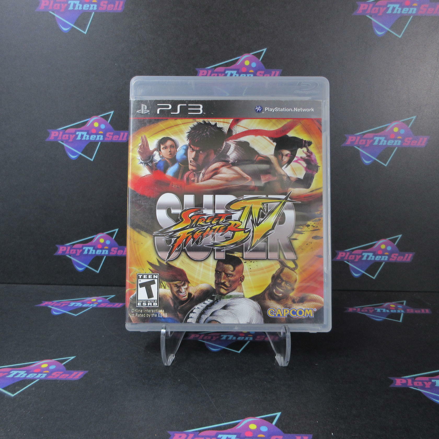 Super Street Fighter IV PS3 PlayStation 3 AD/MD Complete CIB - Very Good