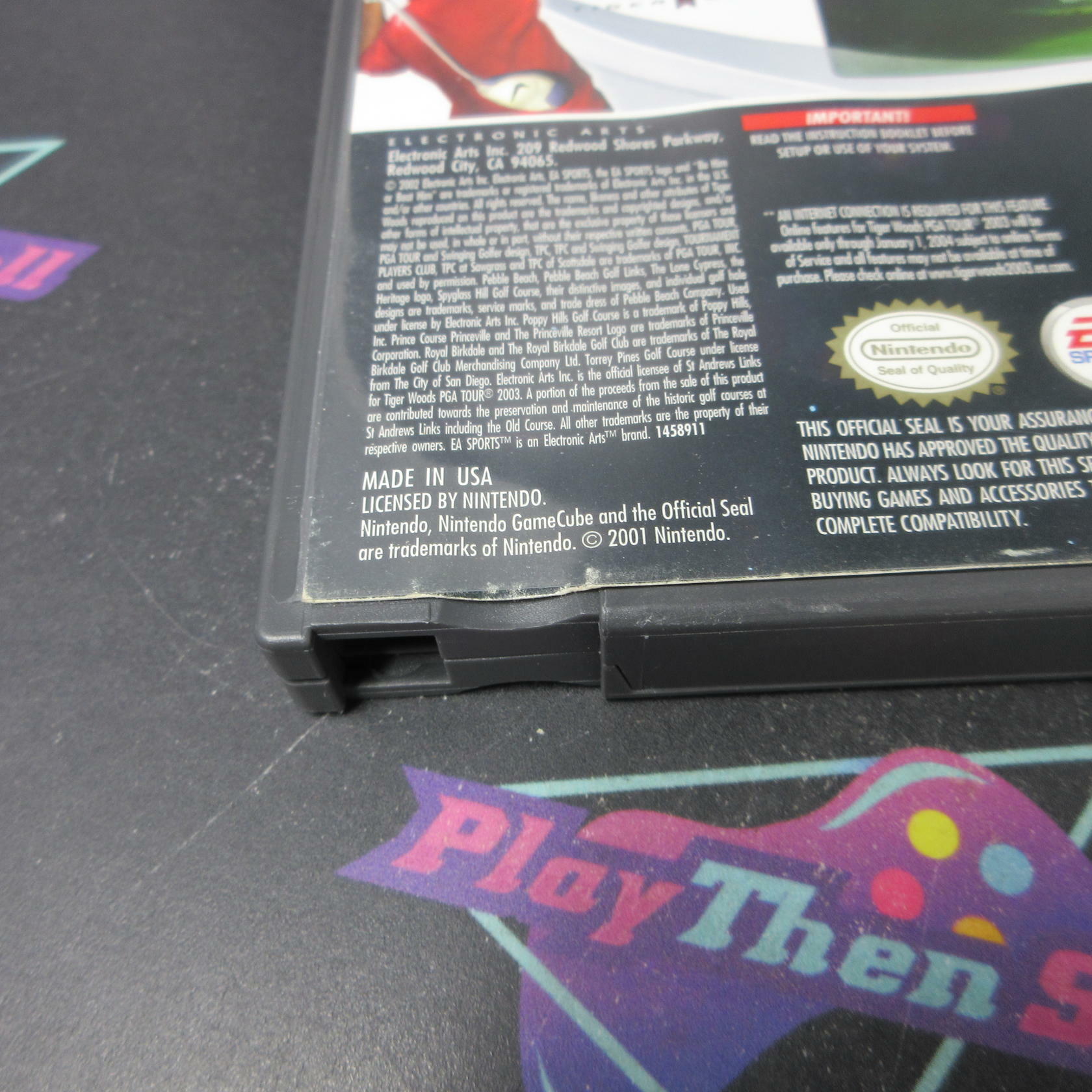 Tiger Woods PGA Tour 2003 Nintendo Gamecube AD/NM - Very Good