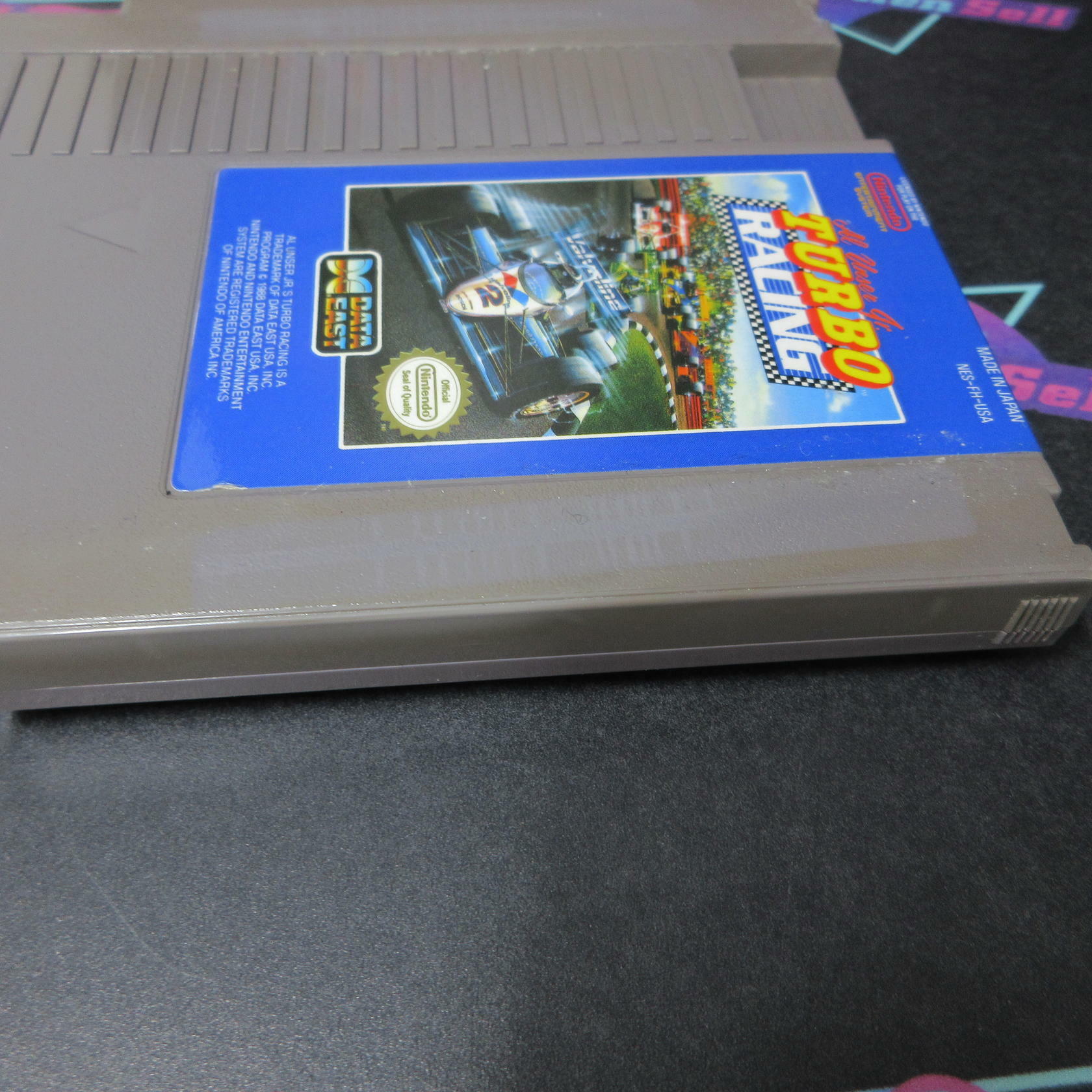 Al Unser Jr. Turbo Racing Nintendo NES Cartridge Only AD Authentic / Tested - Very Good