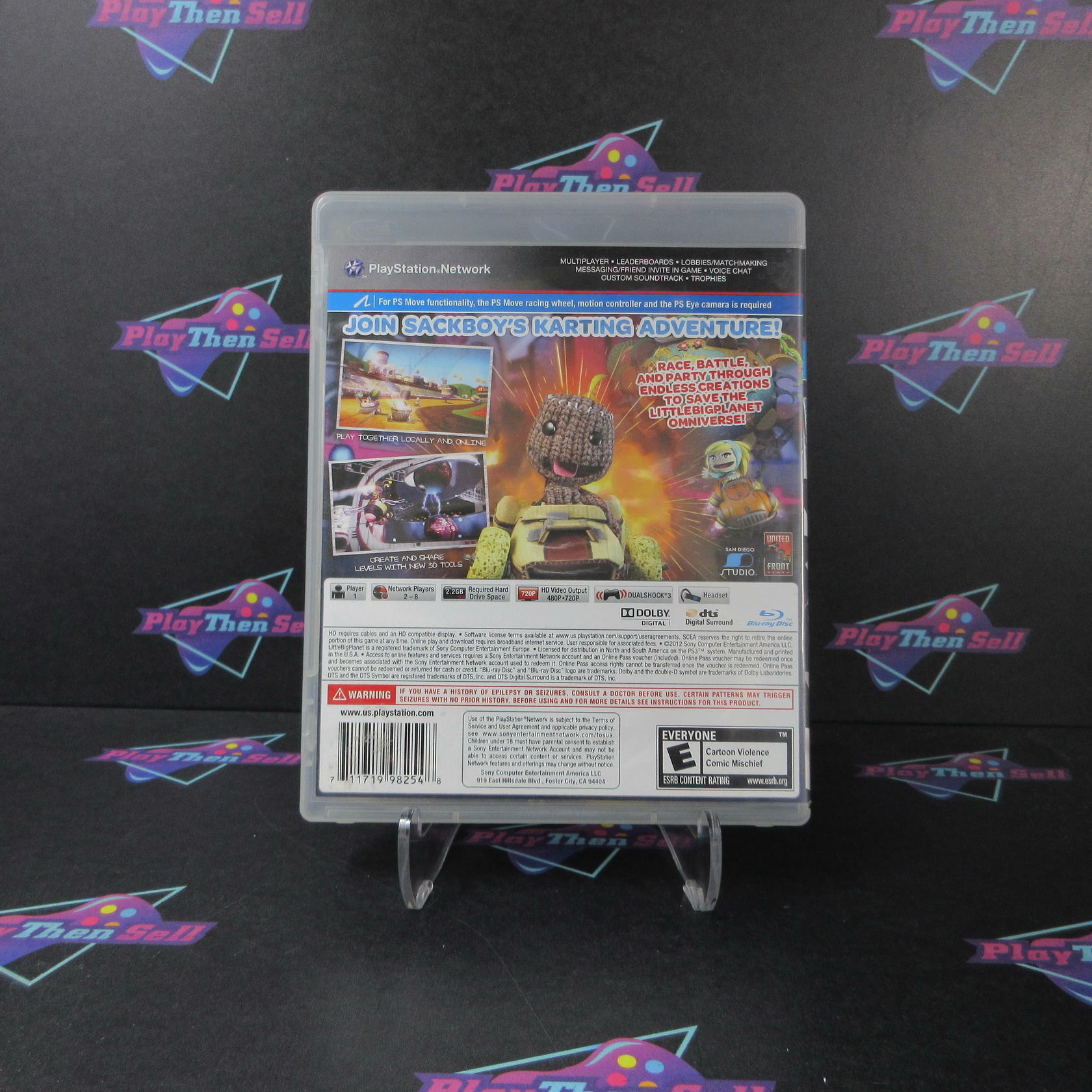 Little Big Planet Karting PS3 PlayStation 3 AD Complete CIB - Very Good