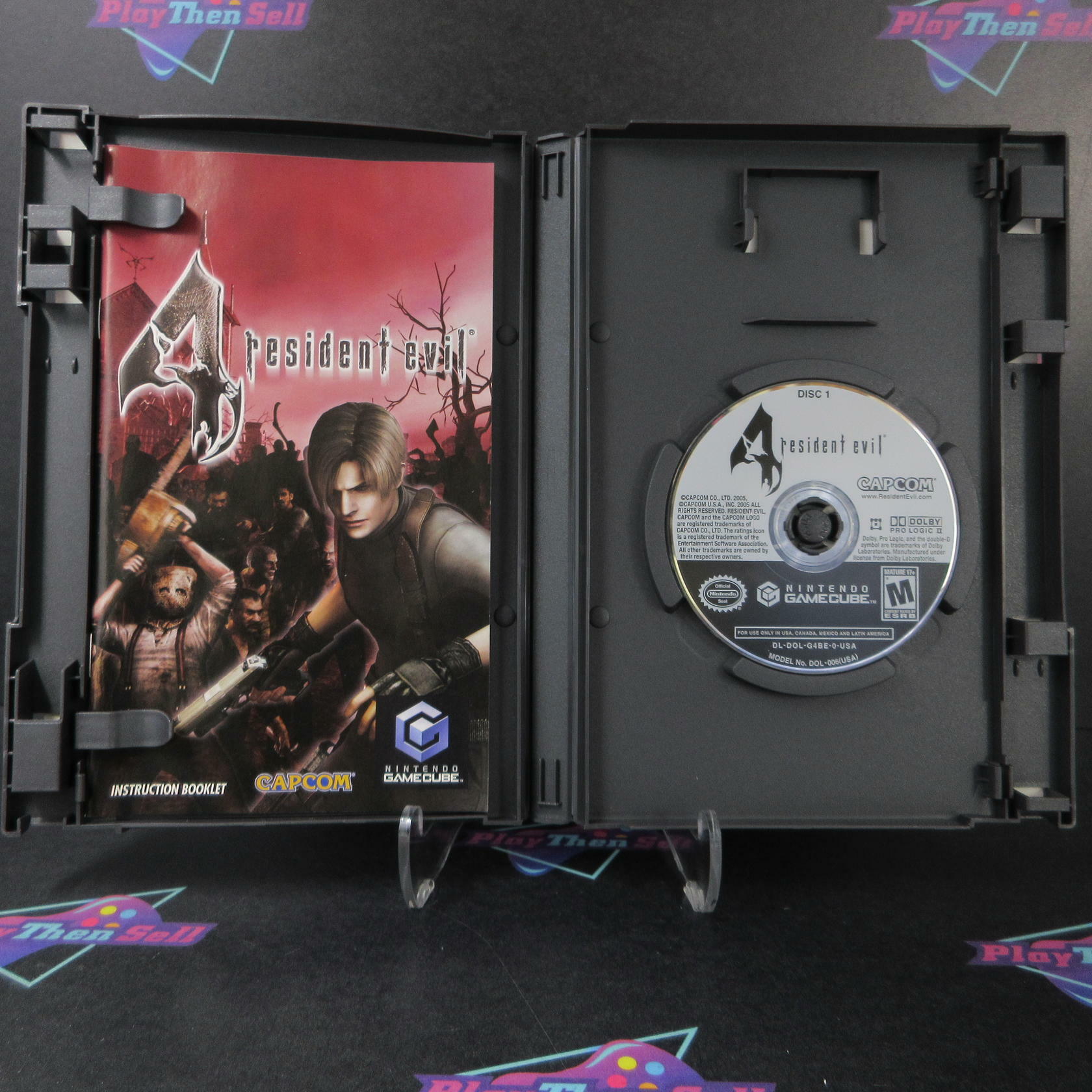 Resident Evil 4 Nintendo GameCube AD Complete CIB - Very Good