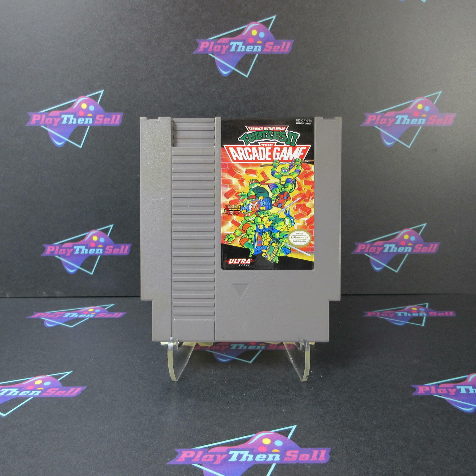 TMNT II The Arcade Game Nintendo NES Cartridge Only Authentic / Tested - Very Good