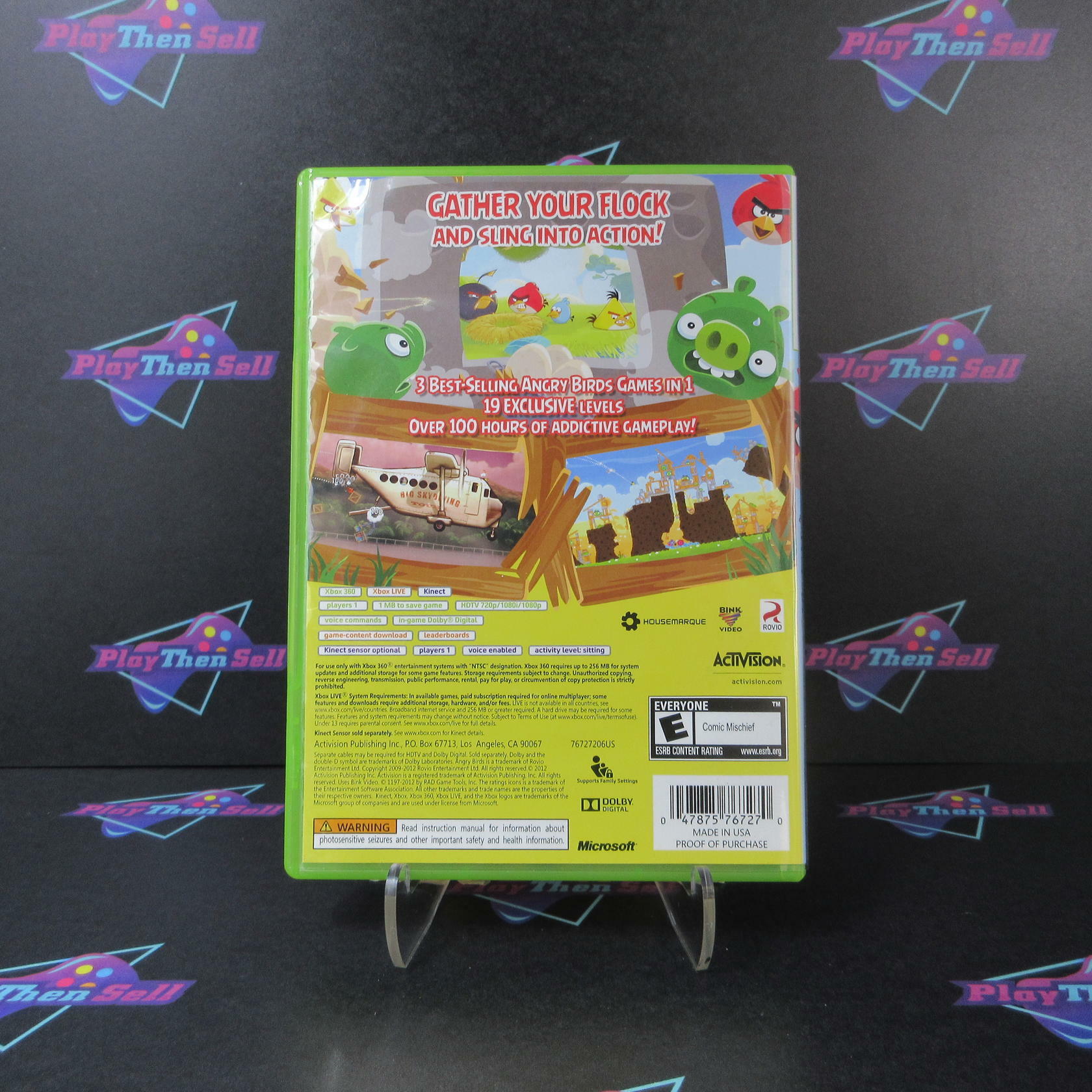 Angry Birds Trilogy Microsoft Xbox 360 - Like New