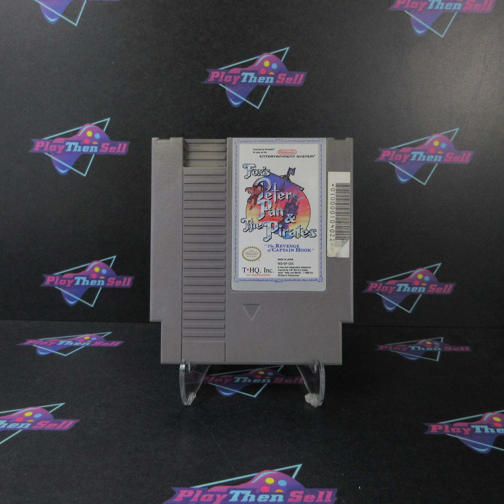 Fox's Peter Pan and The Pirates Nintendo NES Cart Only AD Authentic / Tested - Very Good