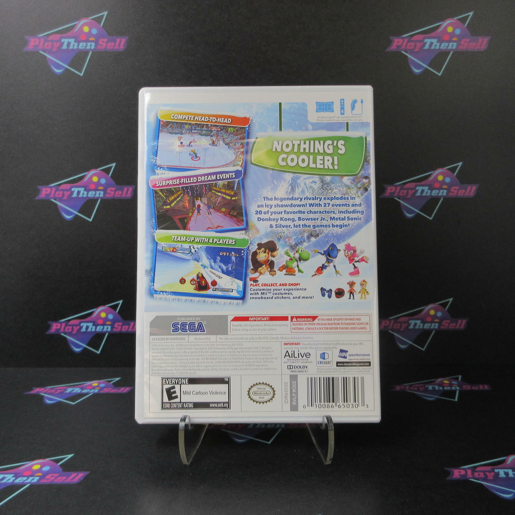Mario and Sonic at the Olympic Winter Games Nintendo Wii - Like New