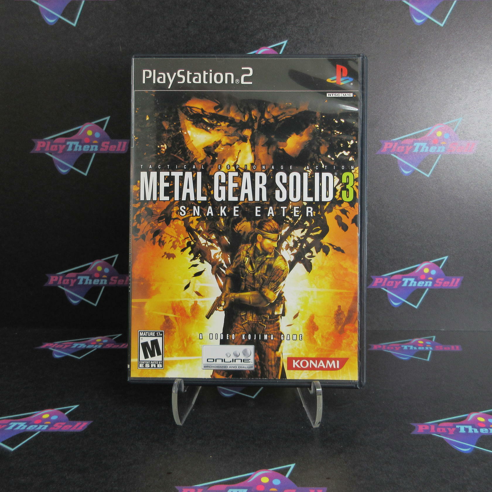 Metal Gear Solid 3 Snake Eater PS2 PlayStation 2 - Like New