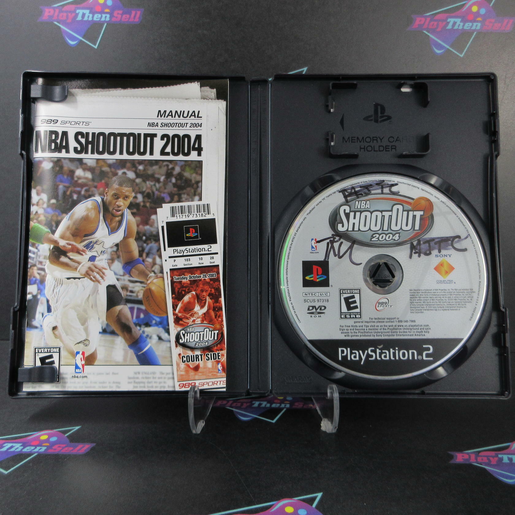 NBA ShootOut 2004 PS2 PlayStation 2 DD Complete CIB - Very Good