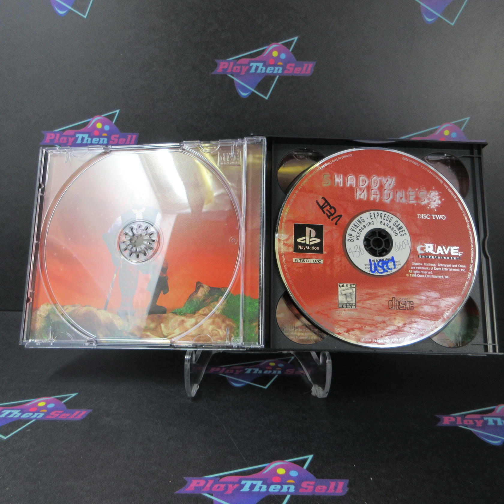Shadow Madness PS1 PlayStation 1 DD/NM - Very Good