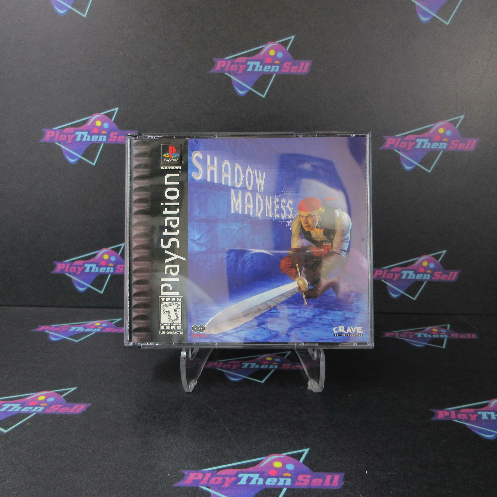 Shadow Madness PS1 PlayStation 1 DD/NM - Very Good