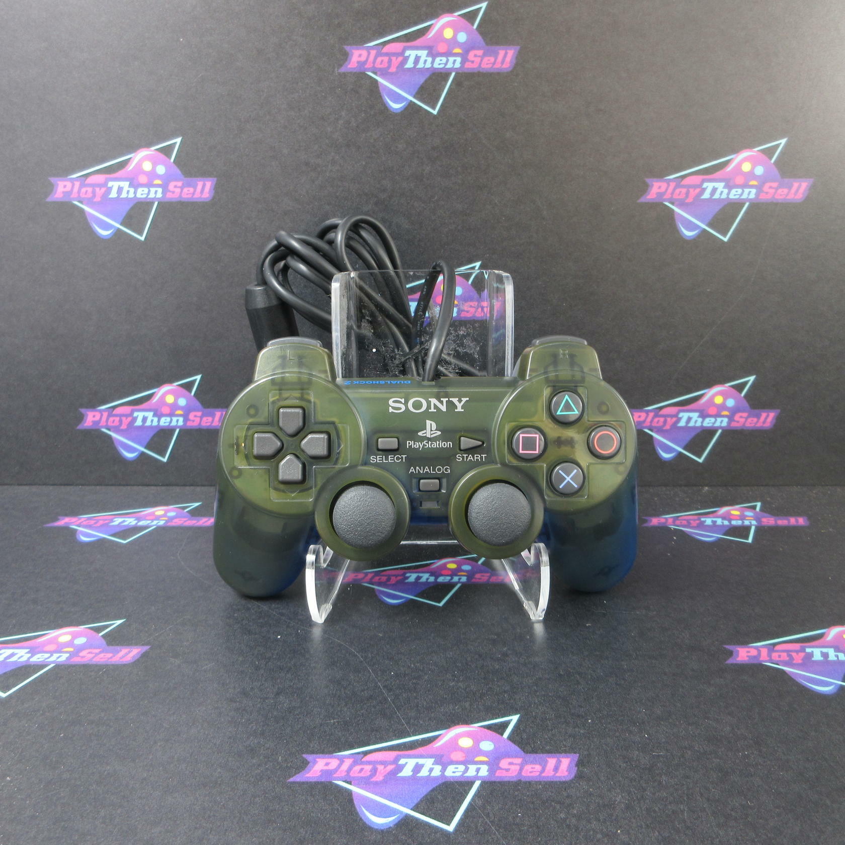 Refurbished Playstation 2 PS2 Dualshock 2 Controller Ocean Blue - Good - Refurbished