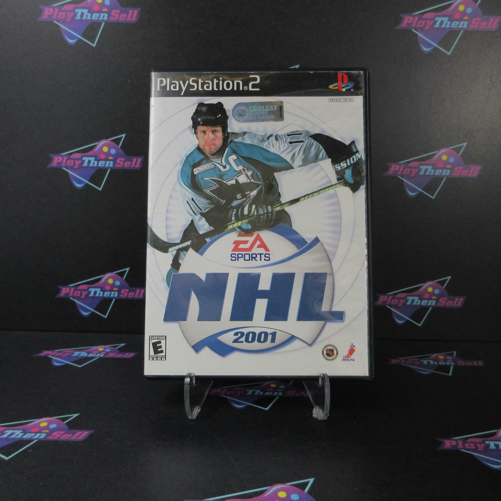 NHL 2001 PS2 PlayStation 2 AD + Reg Card Complete CIB - Very Good