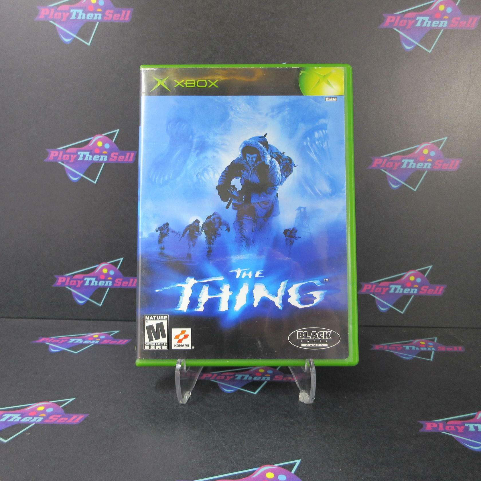 The Thing Xbox AD + Reg Card Complete CIB - Very Good