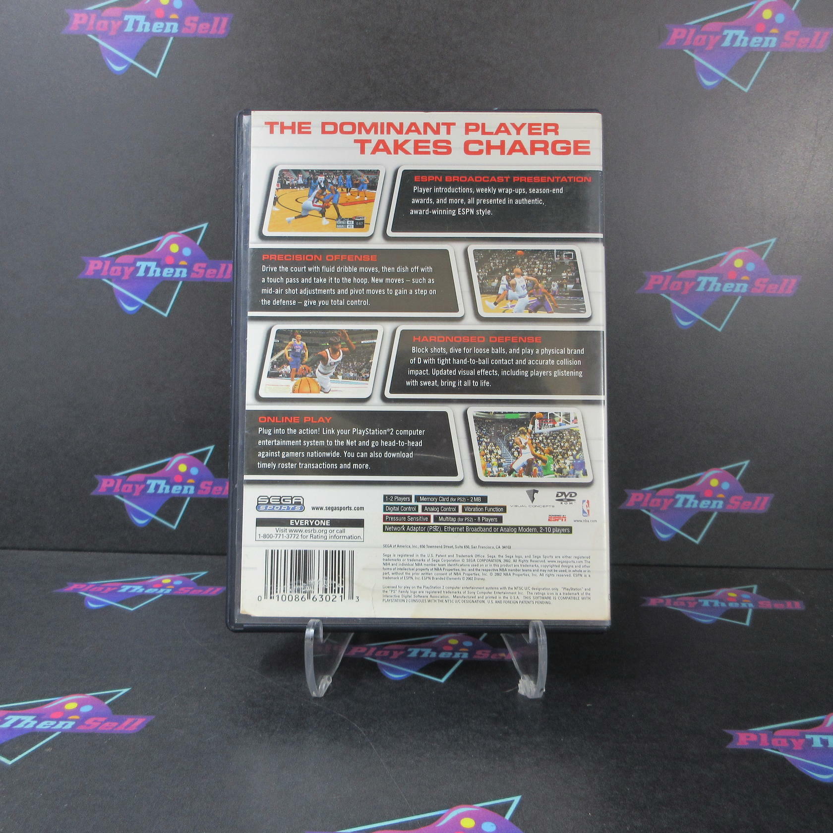 NBA 2K3 PS2 PlayStation 2 AD/DD/NM - Very Good