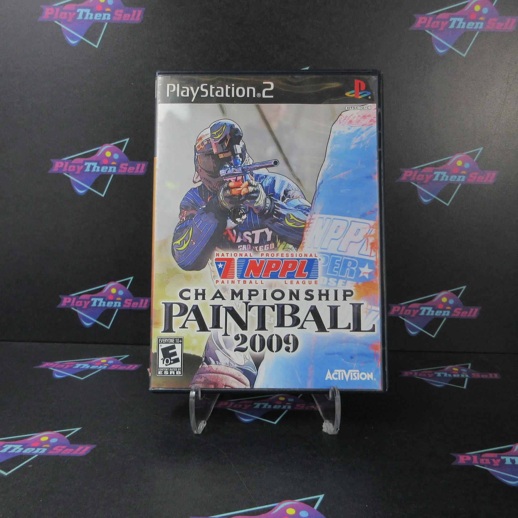 NPPL Championship Paintball 09 PS2 PlayStation 2 AD/MD Complete CIB - Very Good
