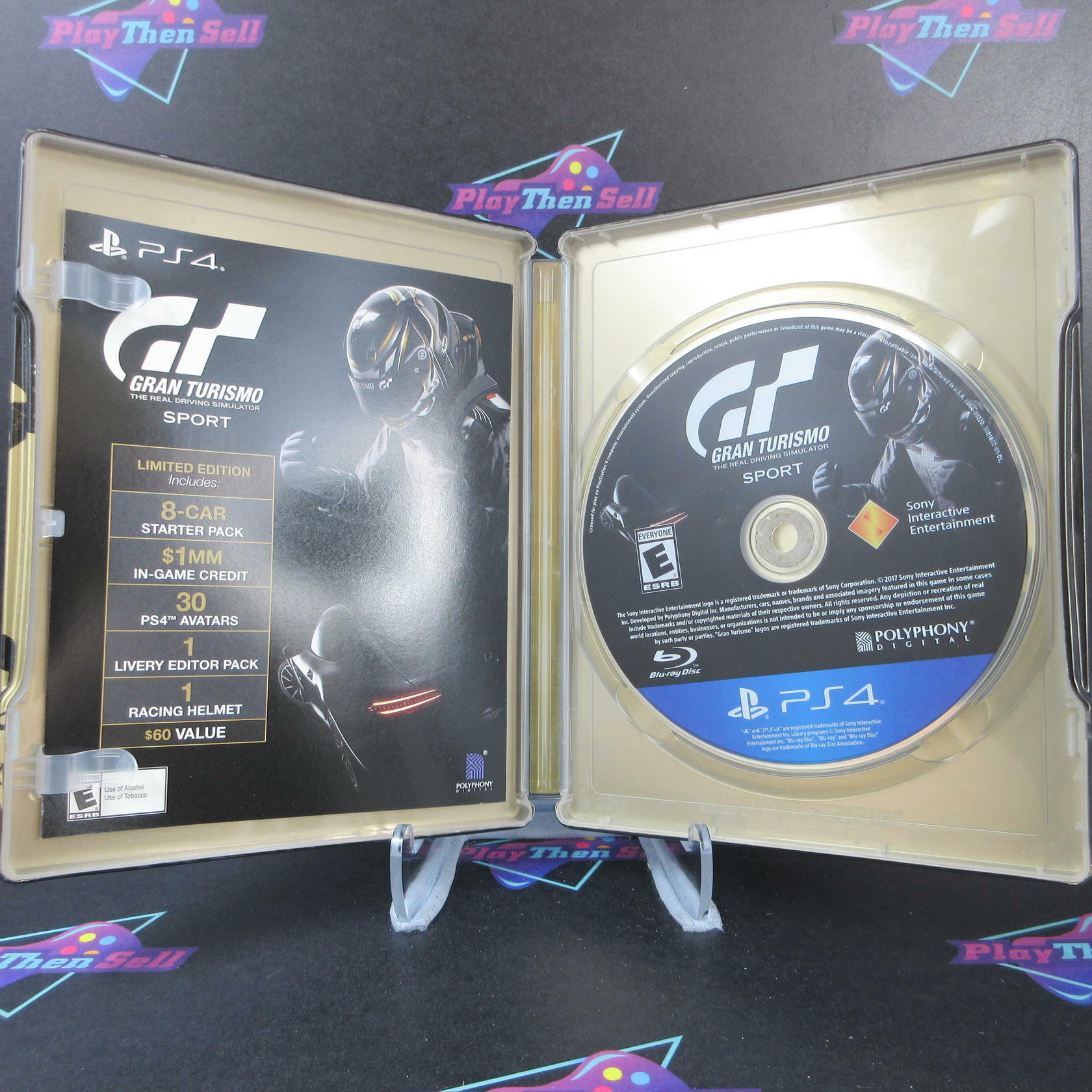 Gran Turismo Sport Steel Book Edition PS4 PlayStation 4 AD - Very Good