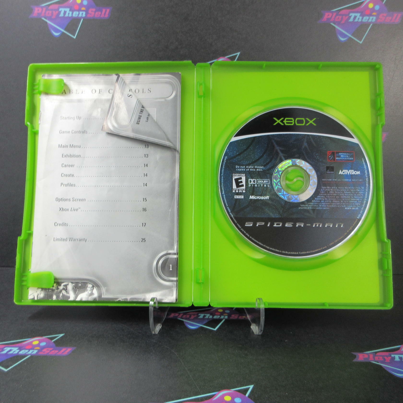 Spider-Man Xbox AD/MD Complete CIB - Very Good