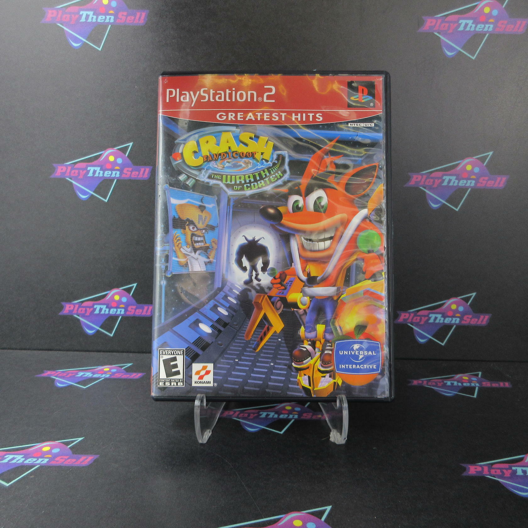 Crash Bandicoot The Wrath of Cortex GH PS2 PlayStation 2 AD/MD Complete CIB - Very Good