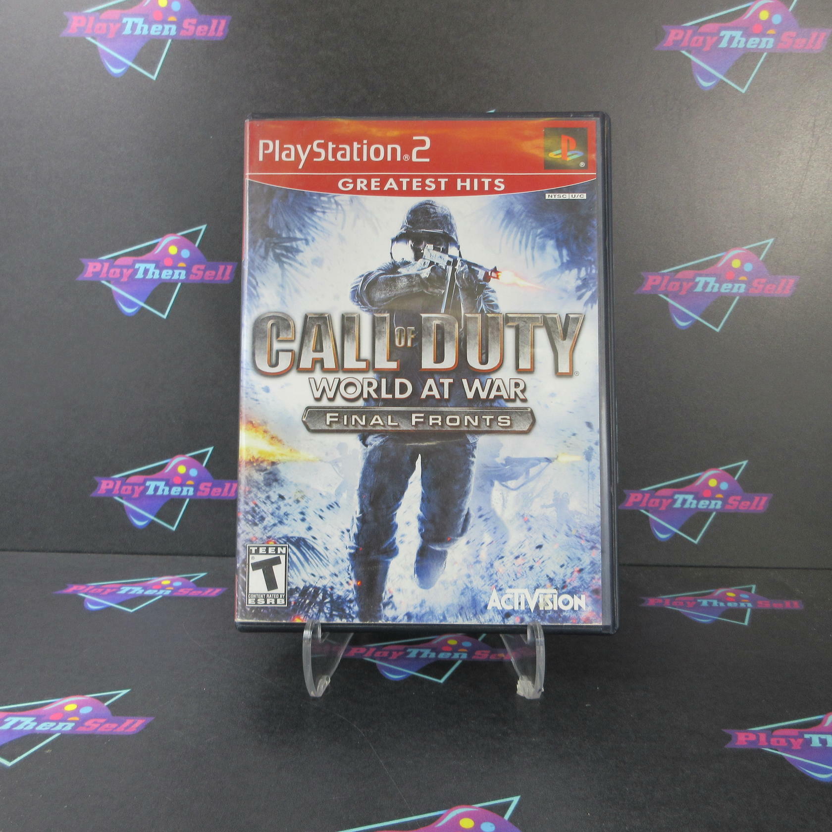 Call of Duty World at War Final Fronts GH PS2 PlayStation 2 AD Complete CIB - Very Good