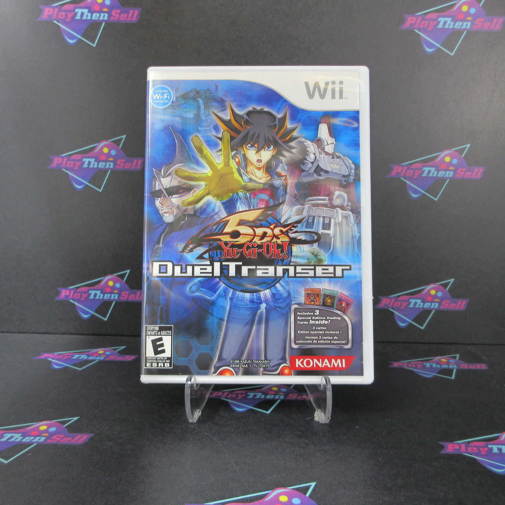 Yu-Gi-Oh! 5D's Duel Transer Nintendo Wii AD Complete CIB - Very Good