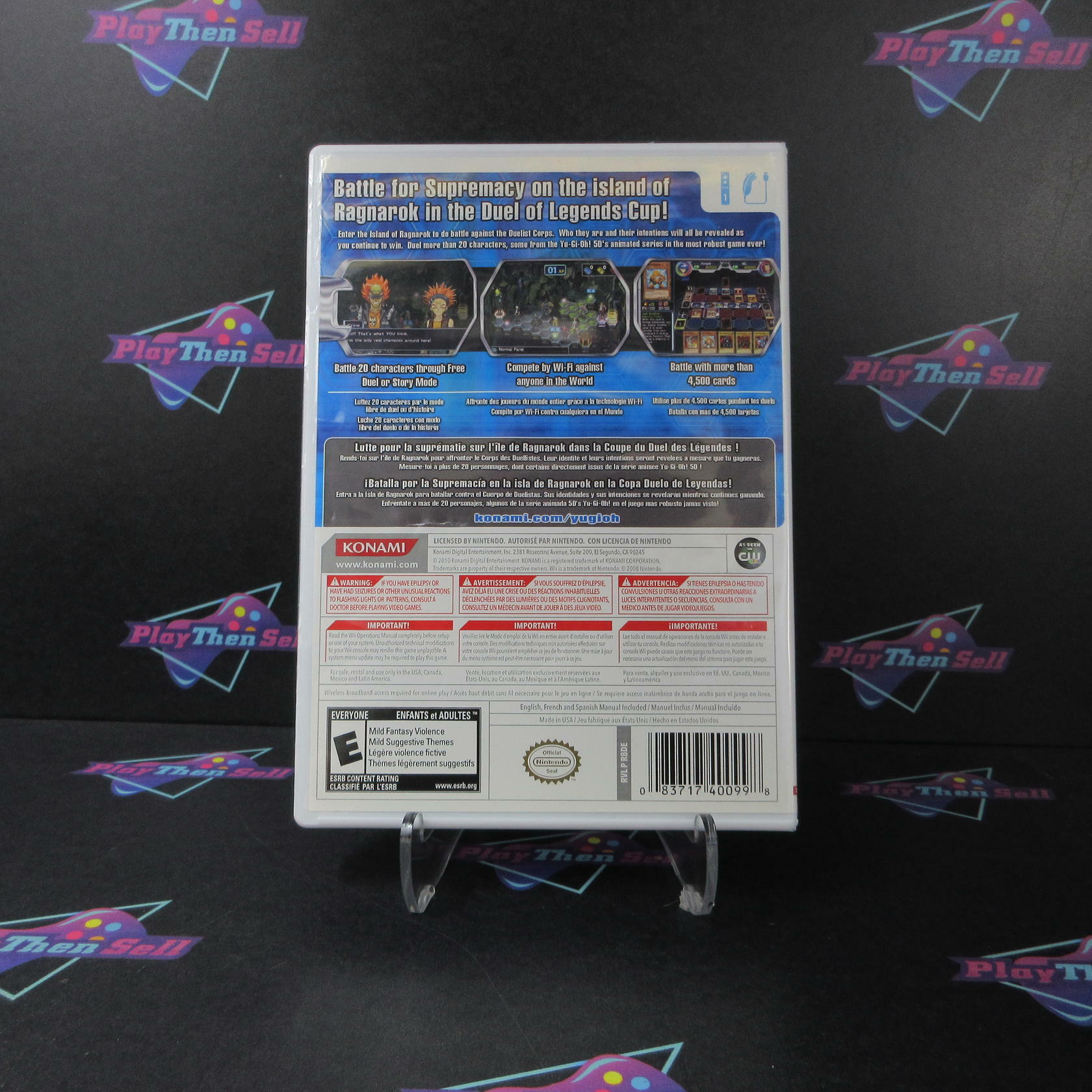 Yu-Gi-Oh! 5D's Duel Transer Nintendo Wii AD Complete CIB - Very Good