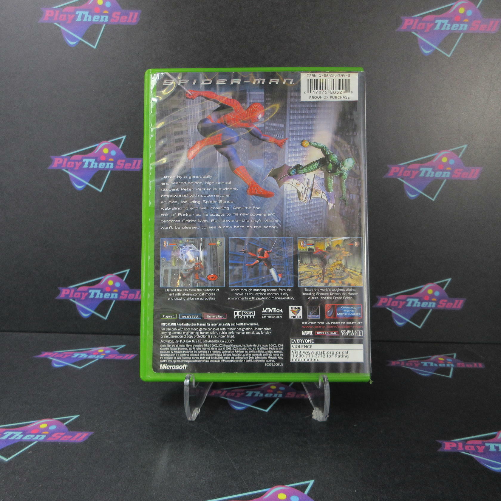 Spider-Man Platinum Hits Xbox AD/NM - Very Good