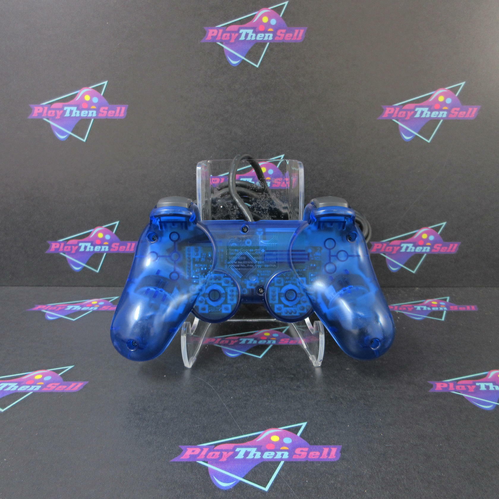 Refurbished Playstation 2 PS2 Dualshock 2 Controller Ocean Blue SCPH-10010 - VG - Refurbished