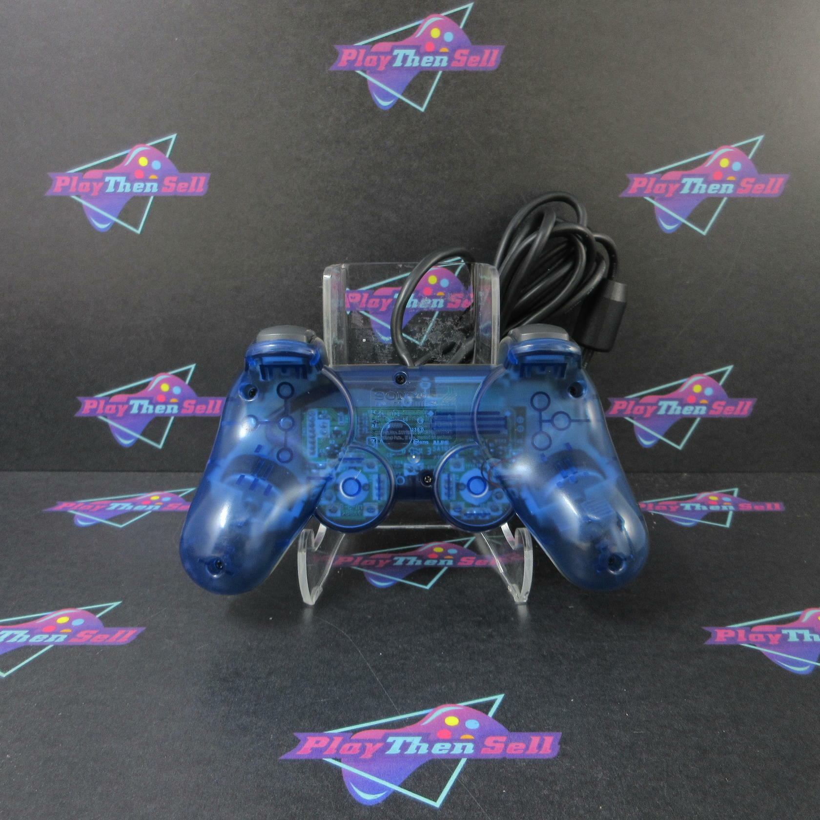Refurbished Playstation 2 PS2 Dualshock 2 Controller Ocean Blue - Good - Refurbished