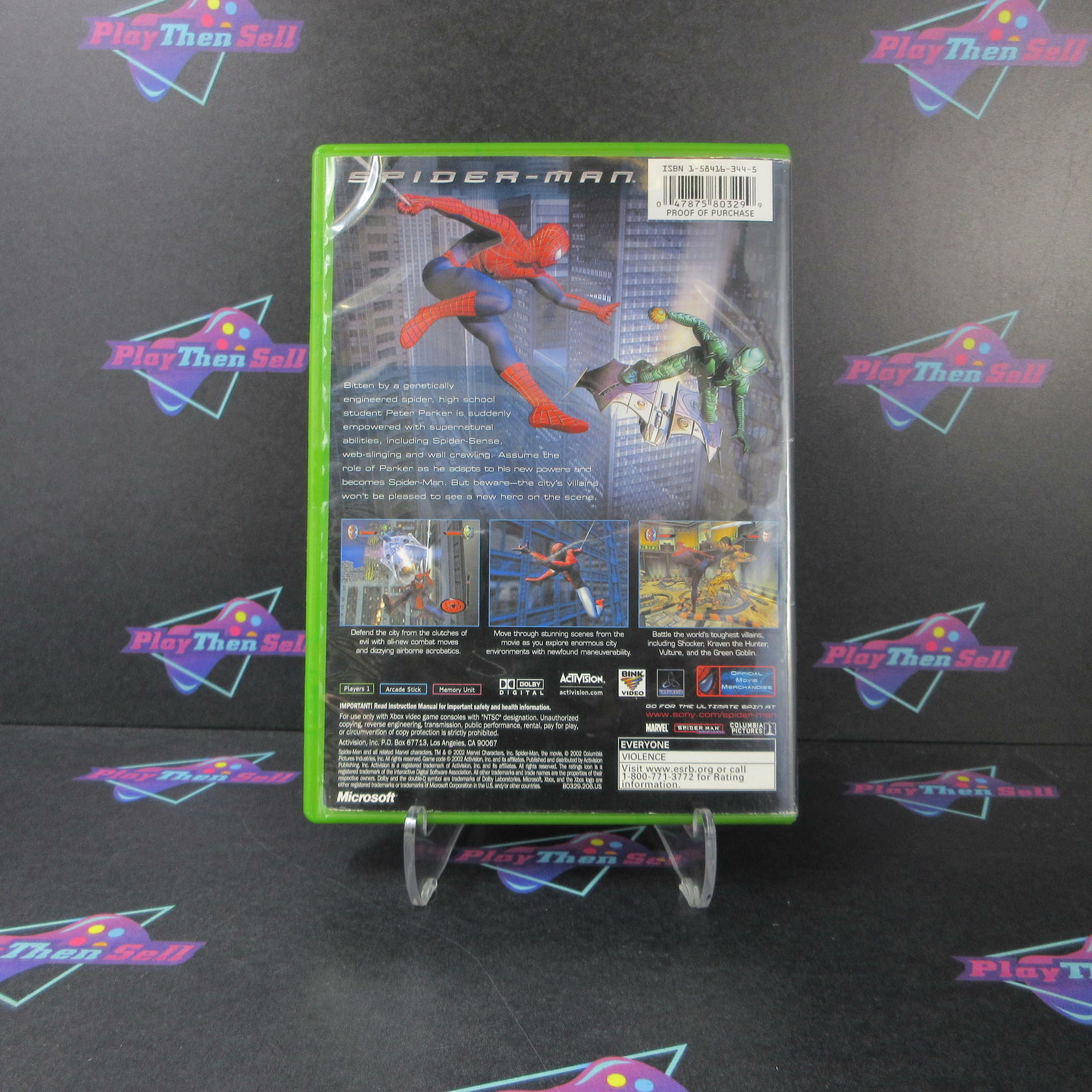 Spider-Man Xbox AD/MD Complete CIB - Very Good