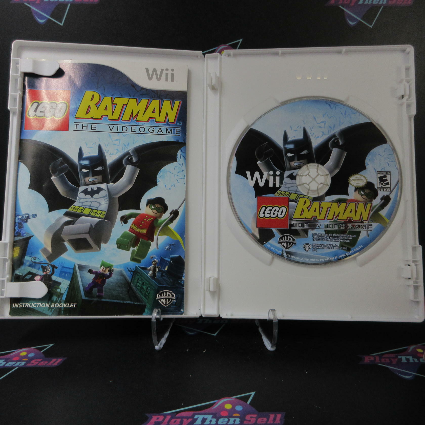 Lego Batman Nintendo Wii AD Complete CIB - Very Good