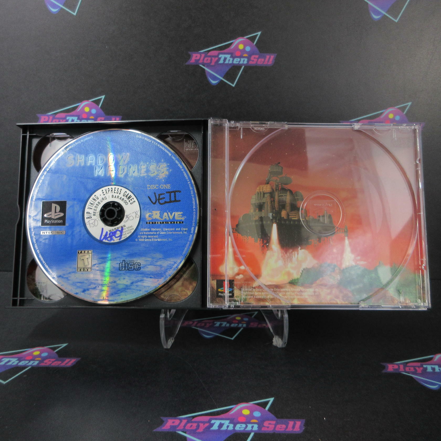 Shadow Madness PS1 PlayStation 1 DD/NM - Very Good