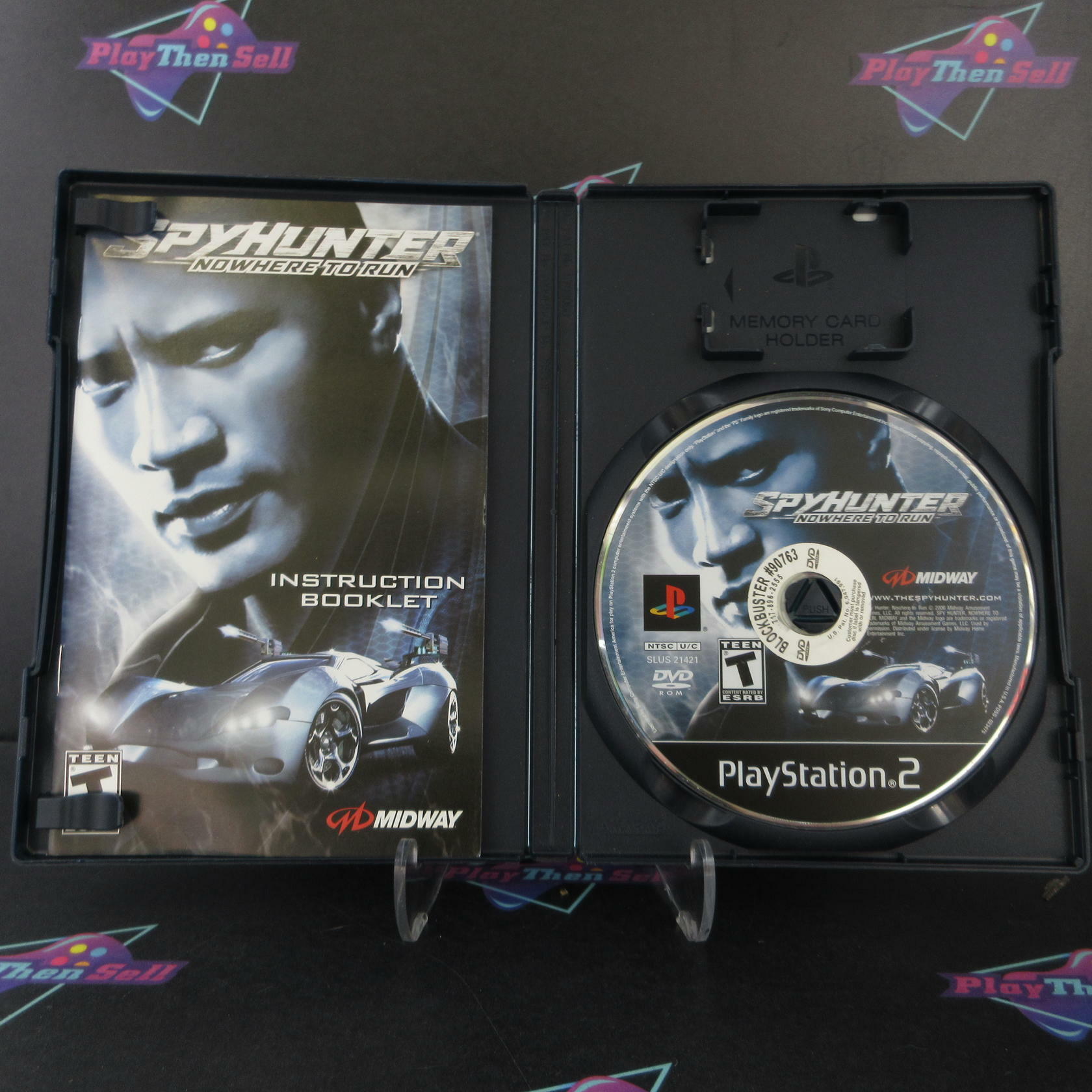 Spyhunter Nowhere To Run PS2 PlayStation 2 DD + Reg Card Complete CIB - Very Good