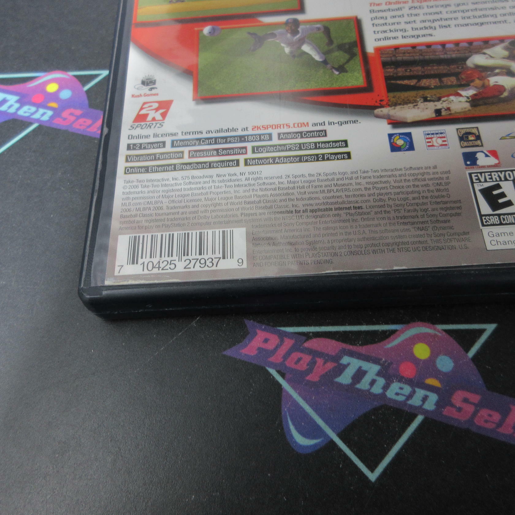 Major League Baseball 2K6 PS2 PlayStation 2 AD/NM - Very Good
