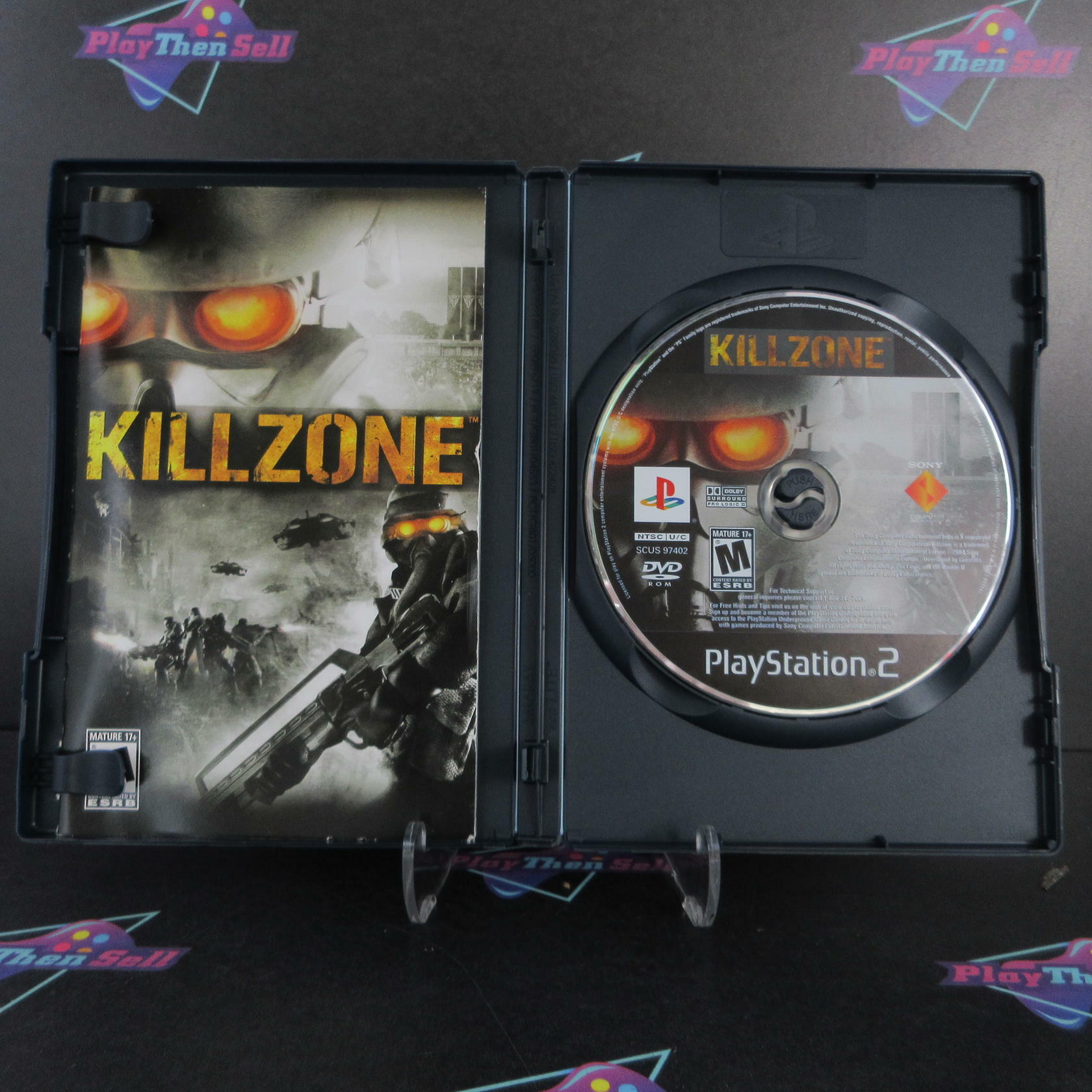 Killzone PS2 PlayStation 2 AD + Reg Card Complete CIB - Very Good