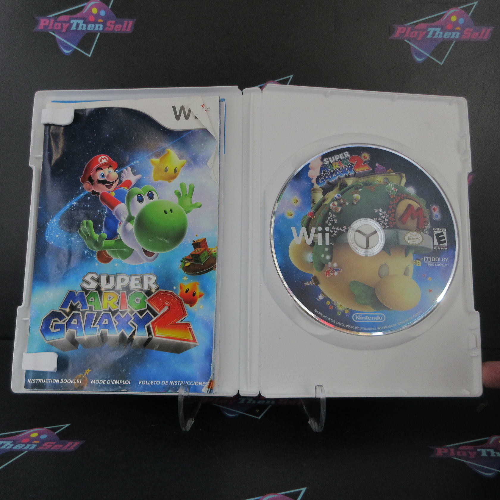 Super Mario Galaxy 2 Nintendo Wii AD/MD Complete CIB - Very Good
