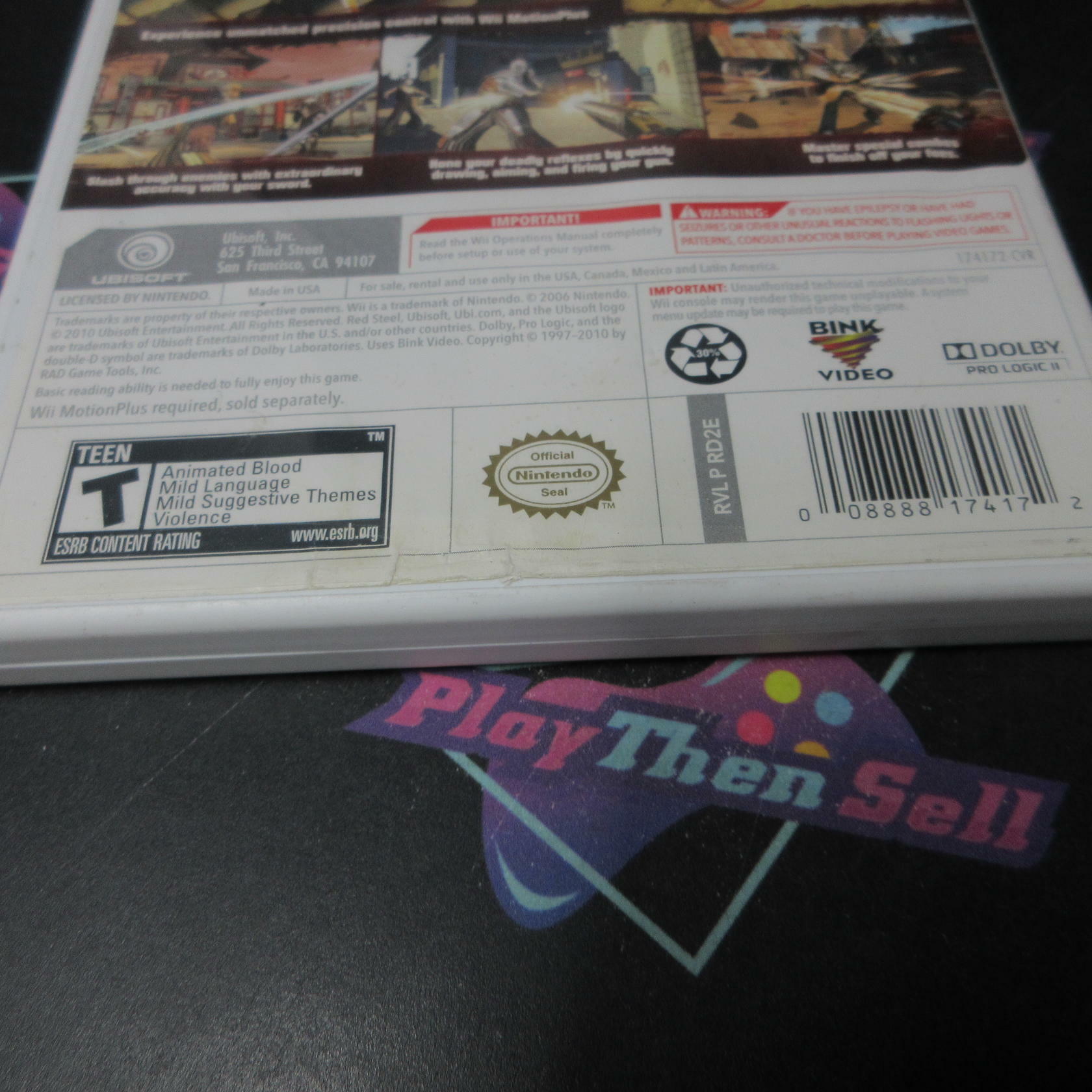 Red Steel 2 Nintendo Wii AD Complete CIB - Very Good
