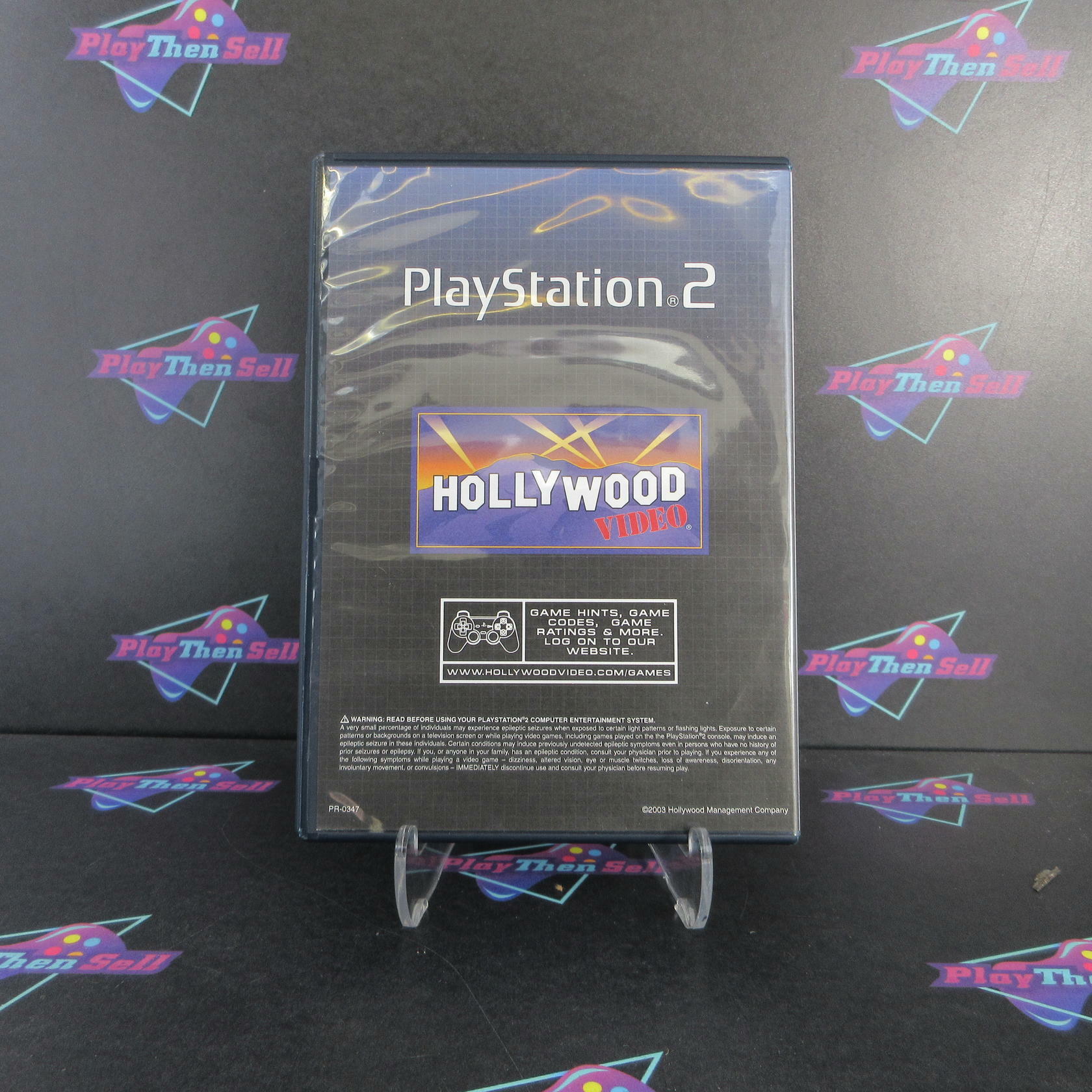 Celebrity Death Match PS2 PlayStation 2 Rental Art DD/NM - Very Good