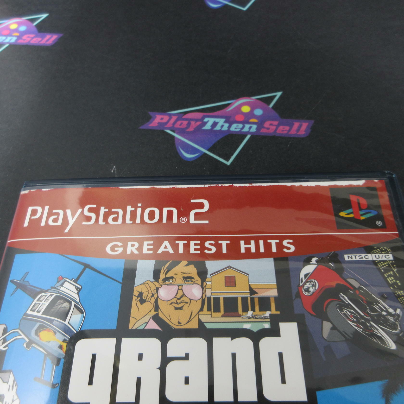 Grand Theft Auto Vice City GH PS2 PlayStation 2 AD + Map Complete CIB - Very Good